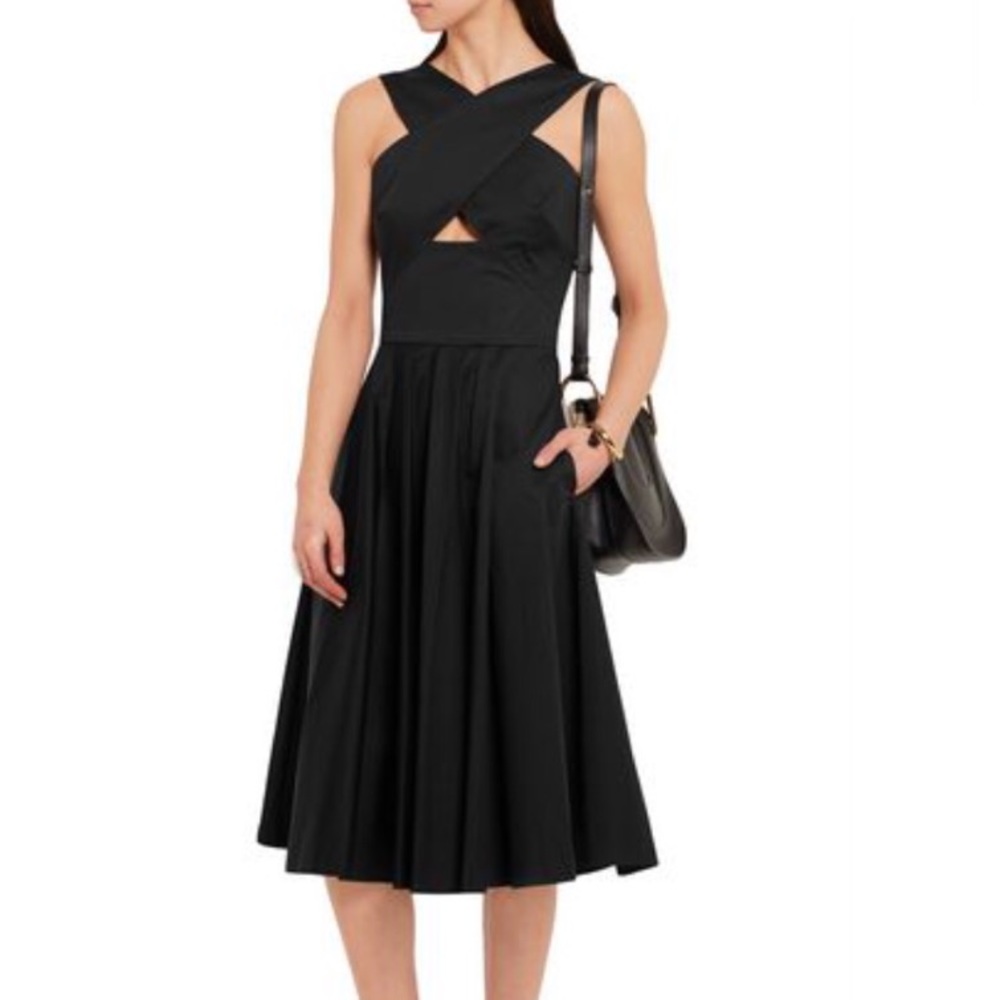 Tomas Maier Cutout Midi Dress